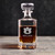 Personalized Auburn Tigers whiskey decanter, custom engraved with your name; gift for Alabama fan birthday, Father's Day, graduation
