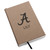 Alabama Crimson Tide Notebook Journal in light brown
