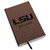 LSU Tigers Notebook Journal in dark brown
