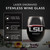 Personalized LSU Tigers Stemless Wine Glass
