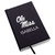 Personalized Ole Miss Rebels vegan leather logo notebook with black cover