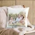 Family Portrait Pillow alternate angle showing engraving and finish