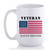 Personalized Veteran Ceramic Coffee Mug