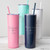 Personalized Bridesmaid Tumbler with Straw