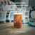 Can Shaped Beer Glass with golf club design shown as a personalized gift