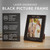 Mr. & Mrs. Picture Frame (Black) in portrait orientation