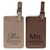 Mr & Mrs Luggage Tags Pair — additional view