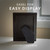 Back of Dad Picture Frame (Black) showing easel stand and wall hanging hook