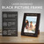 Create Your Own Personalized  Picture Frame (Black) in portrait orientation