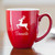 Personalized Reindeer Coffee Mug — custom engraved in Indiana