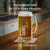 Personalized Groomsman Beer Mug — size and dimensions infographic