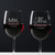 Mr. & Mrs. Wine Glasses — additional view