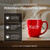 Personalized Engraved Red Coffee Mug with Name