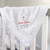 Baby Baptism Blanket displayed on nursery crib