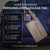 Traveling Couple Luggage Tags Pair showing engraving quality and product construction detail