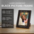 Black Godparent Picture Frame in portrait orientation