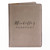 Passport Cover with Name in light brown