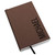 Notebook Journal with Name in dark brown