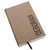 Notebook Journal with Name in light brown