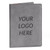 Bulk Order Engraved Vegan Leatherette Passport Covers with Logo in gray