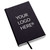 Logo Engraved Vegan Leatherette Journals for Bulk Orders in black