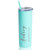 Personalized Vacation Skinny Tumbler With Straw