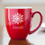 Personalized Christmas Coffee Mug (Snowflake) — custom engraved in Indiana