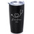 Custom nurse travel mug in black