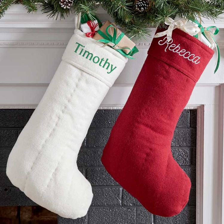 Classic Personalized Christmas Stocking