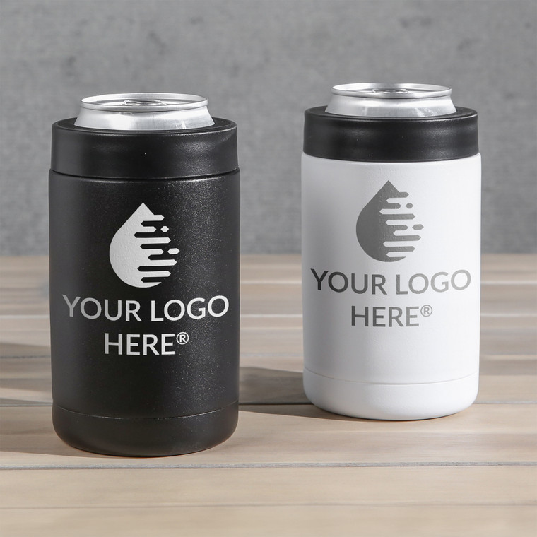Personalized Logo Stainless Steel Can Coolers for Bulk Orders — custom engraved in Indiana