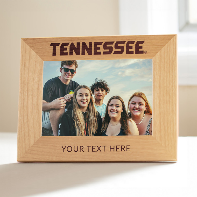 Personalized Tennessee Volunteers Picture Frame — custom engraved in Indiana