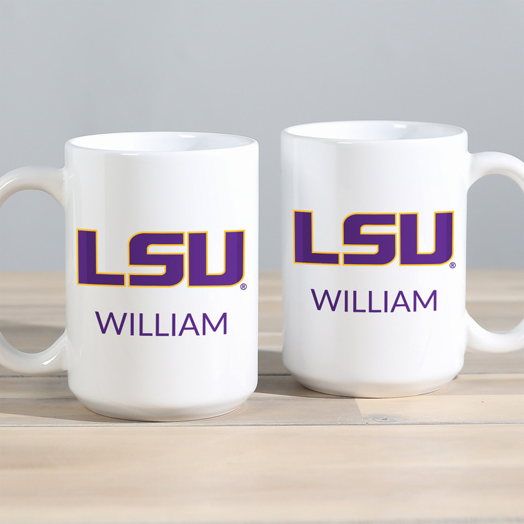 Personalized LSU Tigers Coffee Mug 