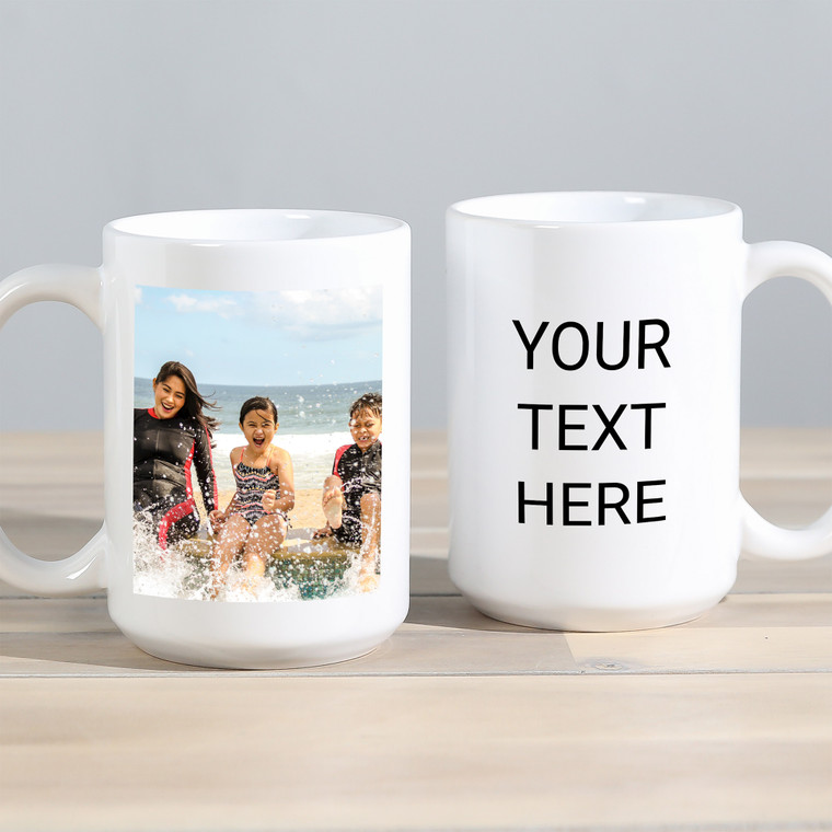 Personalized Mom Photo Coffee Cup with your picture and text