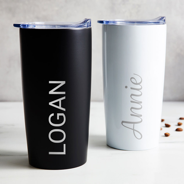 Engraved Personalized Tumbler With Name 20 oz