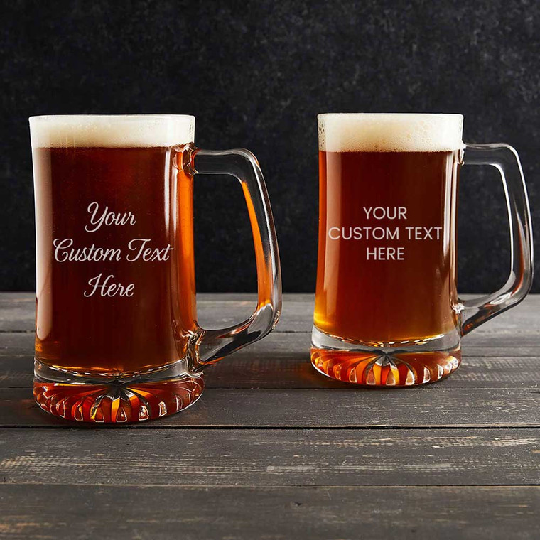 Personalized Engraved Beer Mug — custom engraved in Indiana