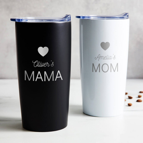 Colorful Tumbler for Mom: MAMA Tumbler, Gift for Mom- MAMA C