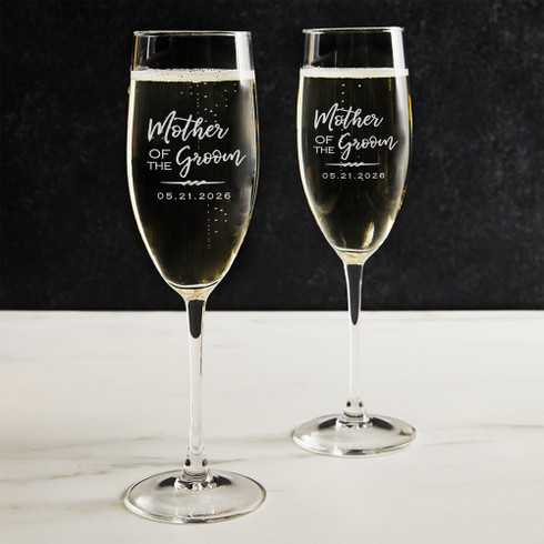 Personalized Champagne Glass