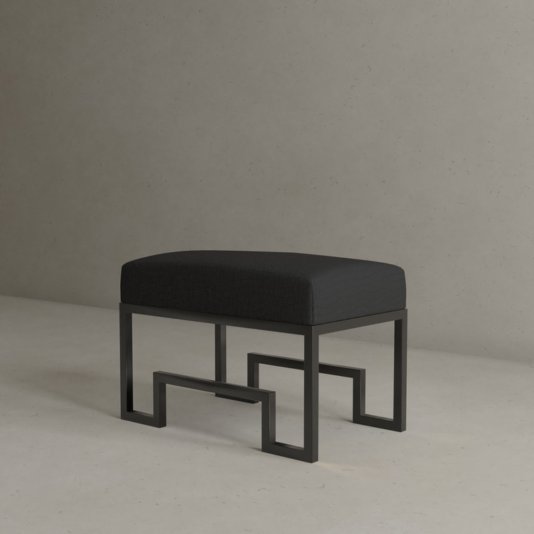 Laurence Stool in Matte Black