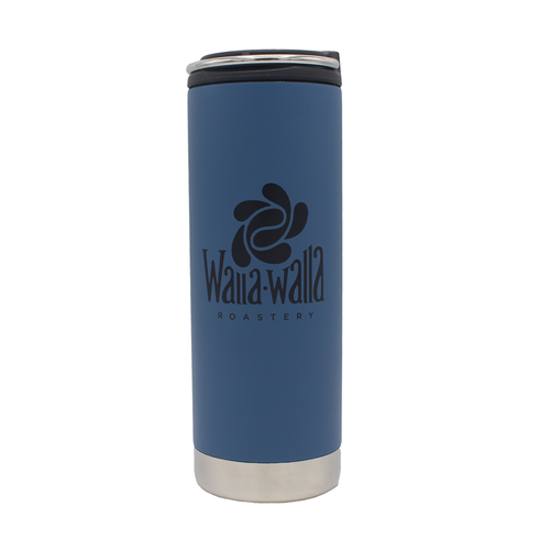 Klean Kanteen 16 oz TKWide Insulated Tumbler with Café Cap-Real Teal Blue