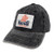 WWR Dad Hat, Snow Wash Black w/ White Patch (Curved Bill)