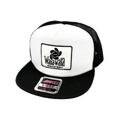 Trucker Otto Flat Bill LV Hat  White & Black – LV Coaching