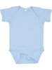 Rabbit Skins 4400 Infant Baby Rib Bodysuit | Light Blue