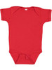 Rabbit Skins 4400 Infant Baby Rib Bodysuit | Red