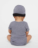 Rabbit Skins 4400 Infant Baby Rib Bodysuit | Granite Heather