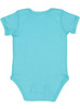 Rabbit Skins 4400 Infant Baby Rib Bodysuit | Caribbean
