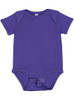 Rabbit Skins 4400 Infant Baby Rib Bodysuit | Purple