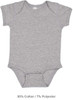 Rabbit Skins 4424 Infant Fine Jersey Bodysuit | Heather
