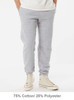 King Athletics KF9012 Pocketed Pants With Elastic Cuffs | Athletic Grey