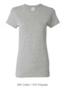 Gildan 5000L Women's Heavy Cotton™ T-shirt | Sport Grey