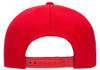 Flexfit 110F Wool Blend Flat Bill Snapback Hat | Red